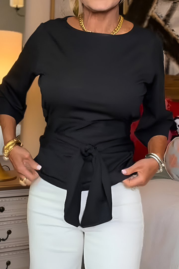 Charlotte – Tie Waist Flattering Top