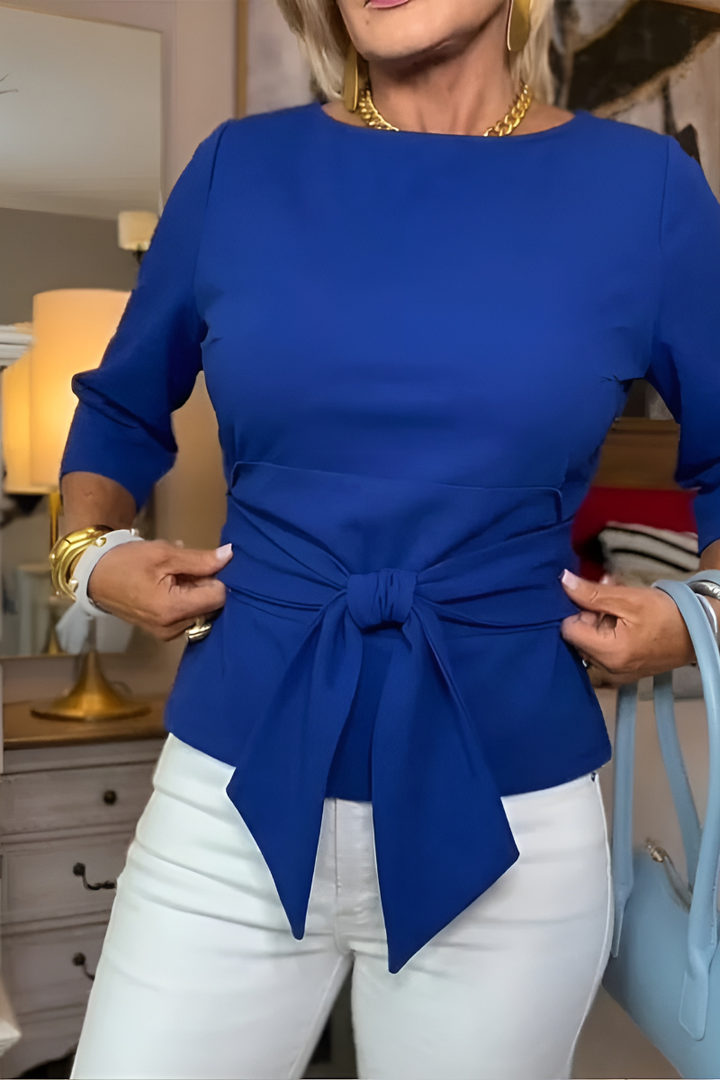 Charlotte – Tie Waist Flattering Top