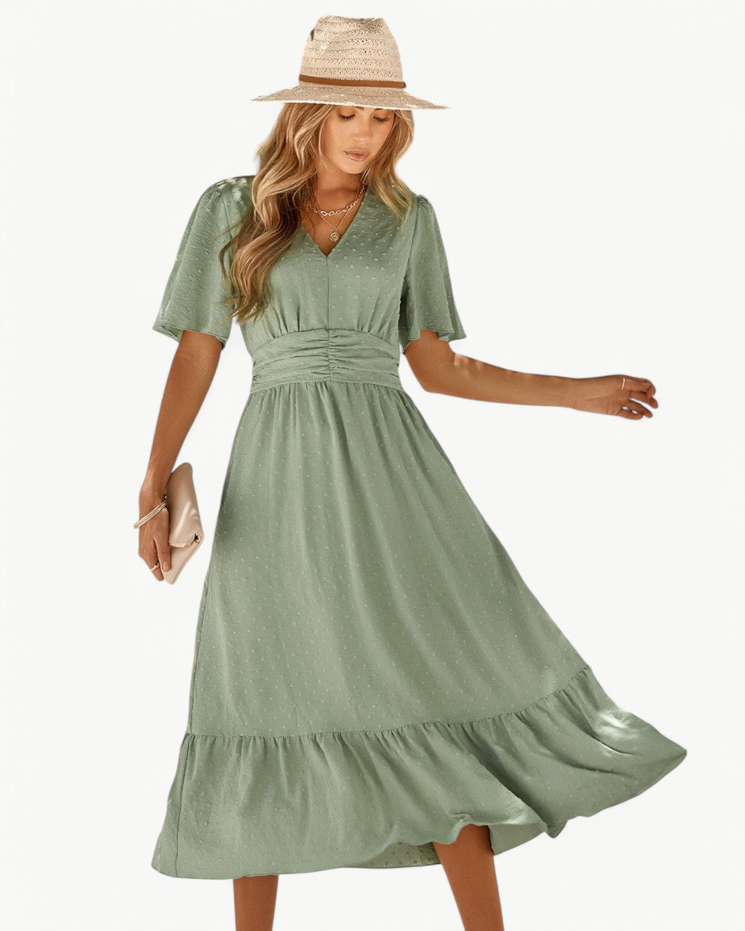 Rosita™ Elegant embroidered dress