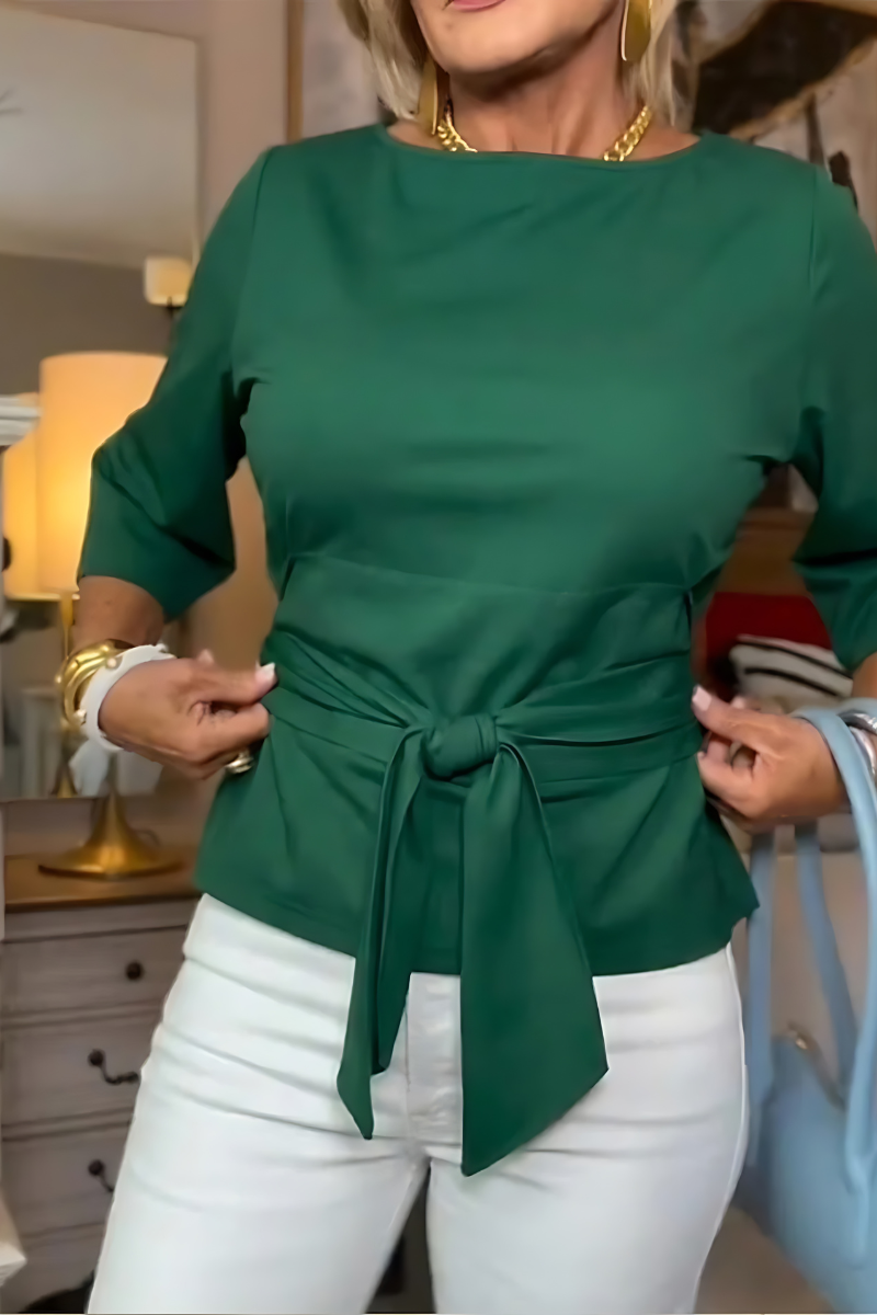 Charlotte – Tie Waist Flattering Top