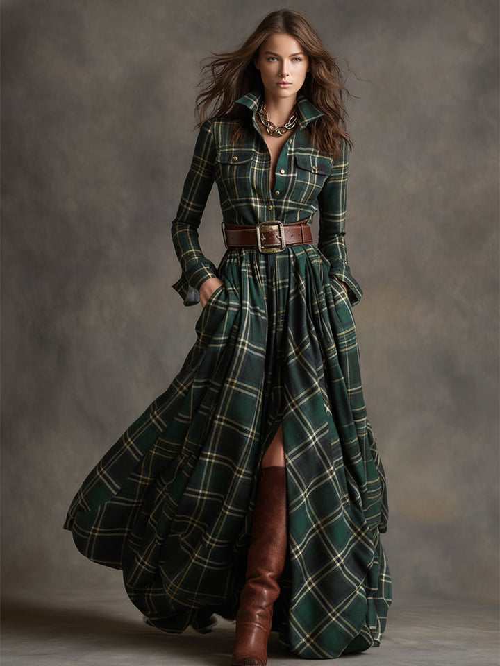 Samantha™ Belted Shirt Dress