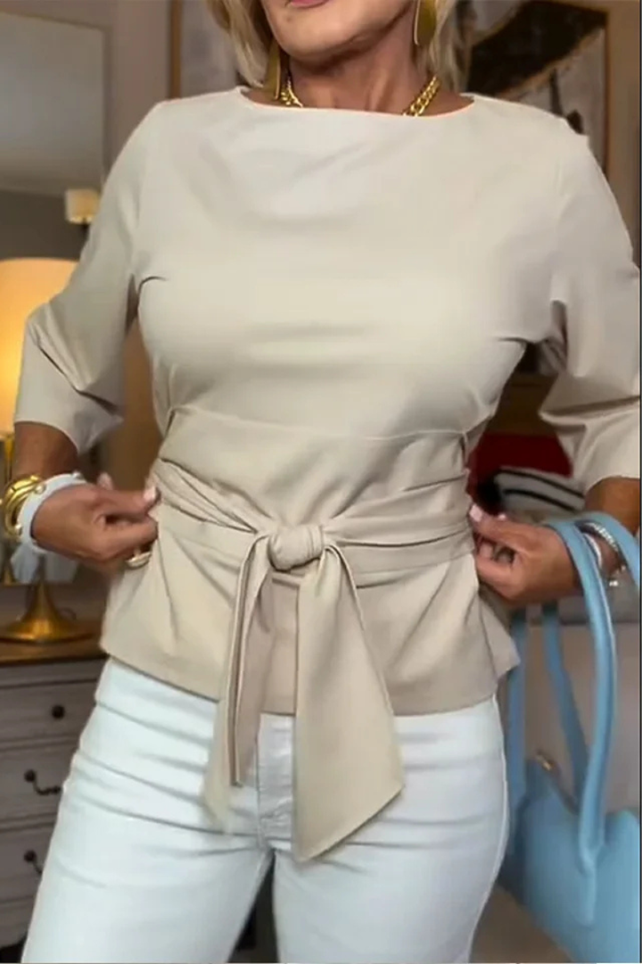Charlotte – Tie Waist Flattering Top