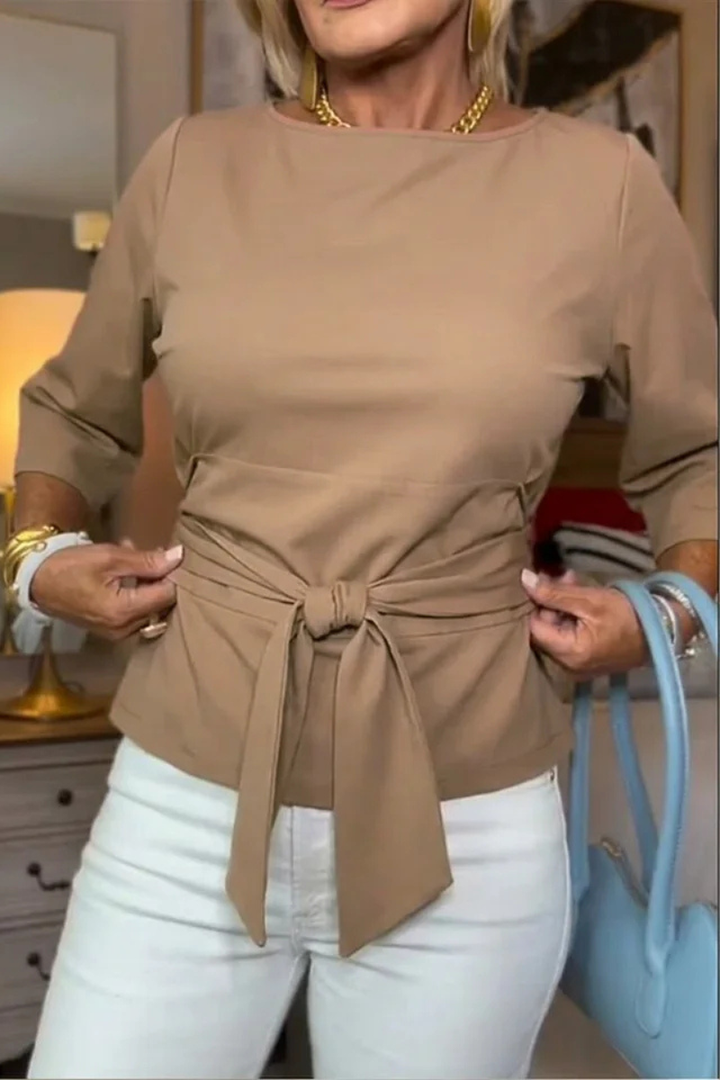 Charlotte – Tie Waist Flattering Top