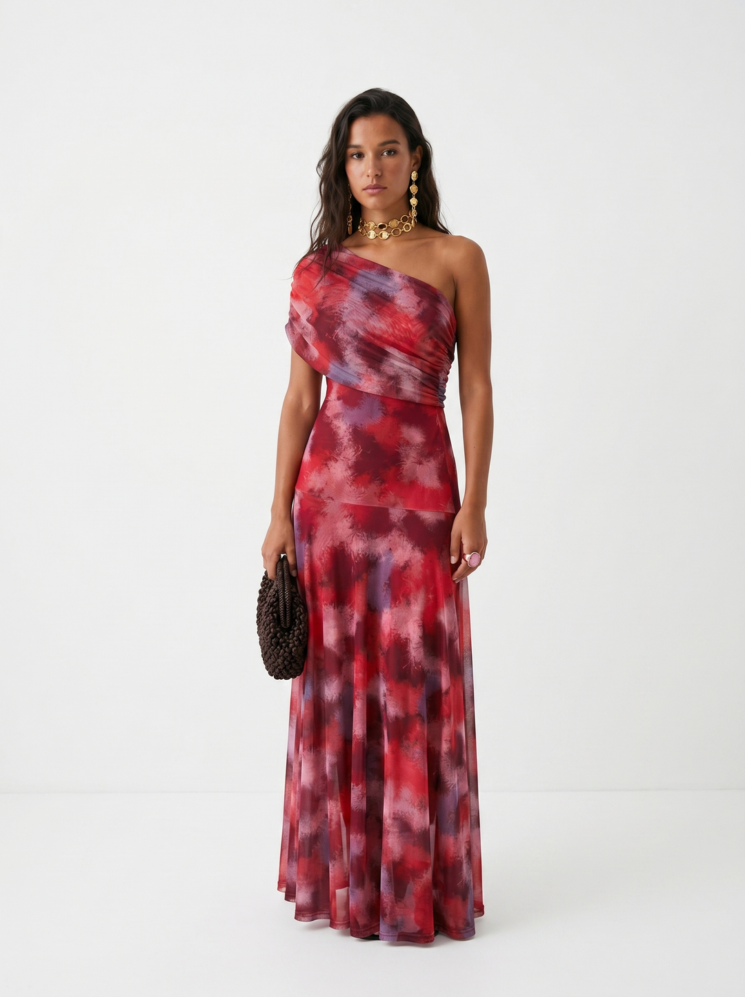 Grace - Draped Off-Shoulder Dress