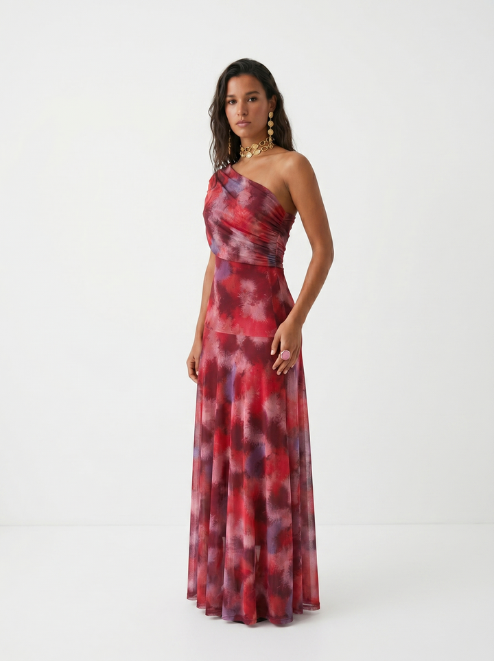 Grace - Draped Off-Shoulder Dress