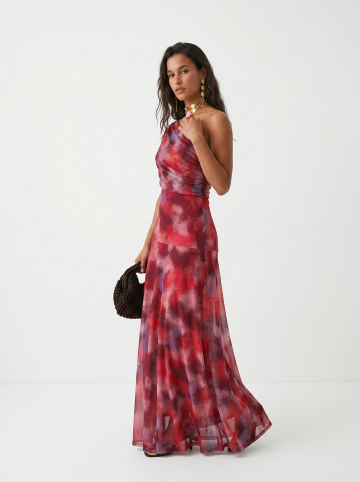 Grace - Draped Off-Shoulder Dress