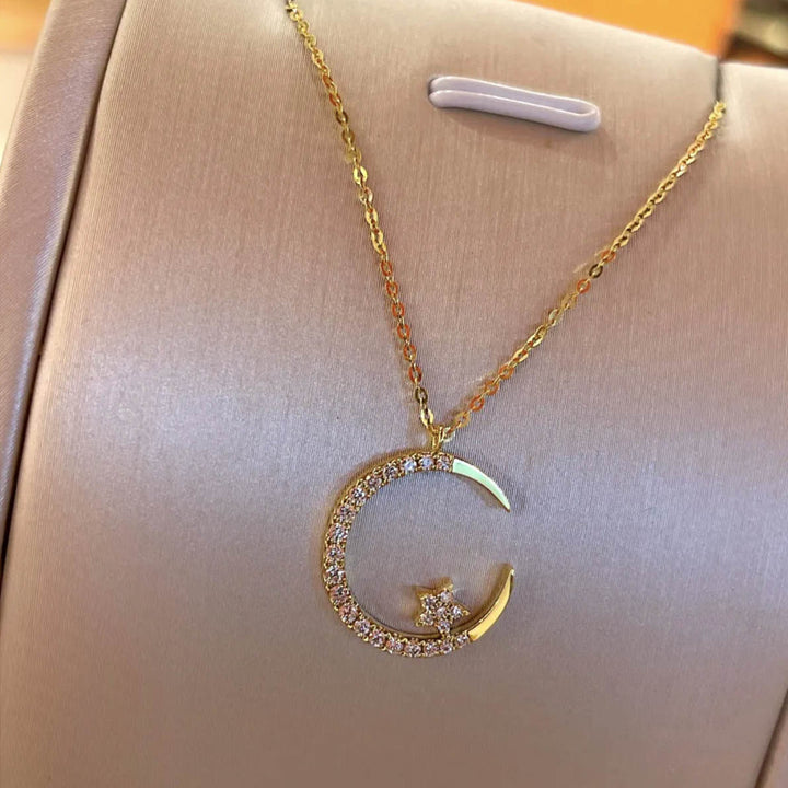 LÚNASA™ - Moonlit Star Necklace