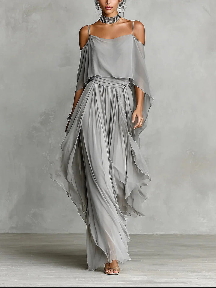 Marvynne™ Gray Flowing Set