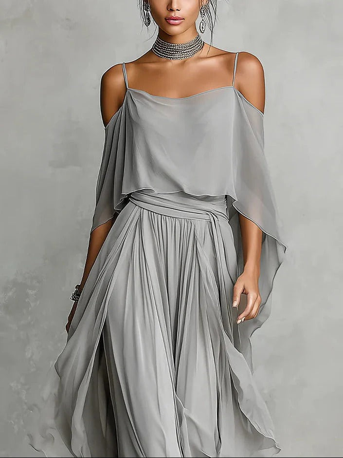 Marvynne™ Gray Flowing Set