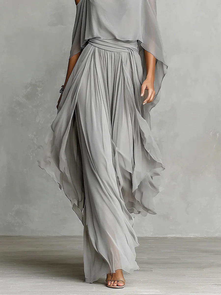 Marvynne™ Gray Flowing Set